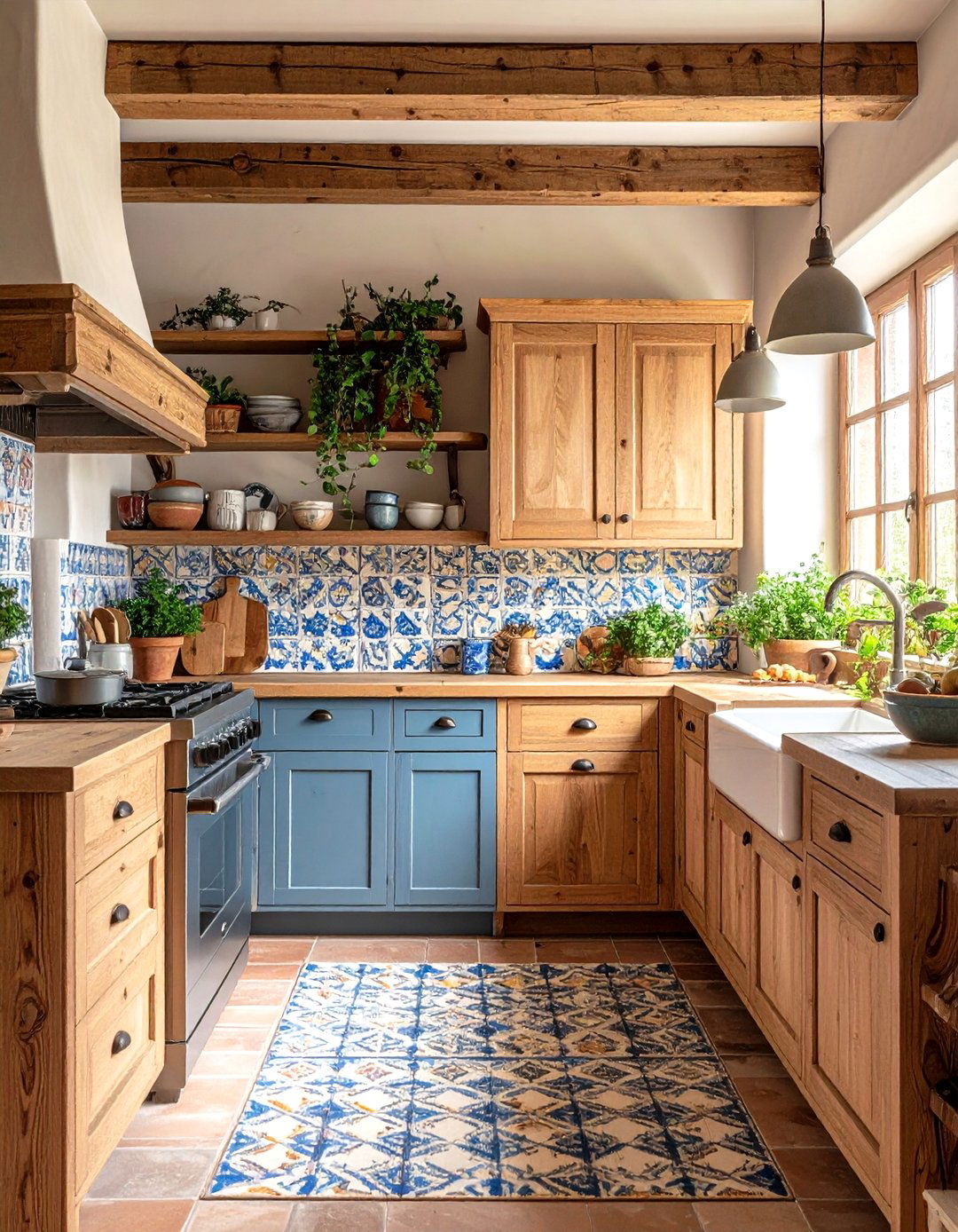 Rustic Handmade Tiles - 20 Rustic Decor Ideas