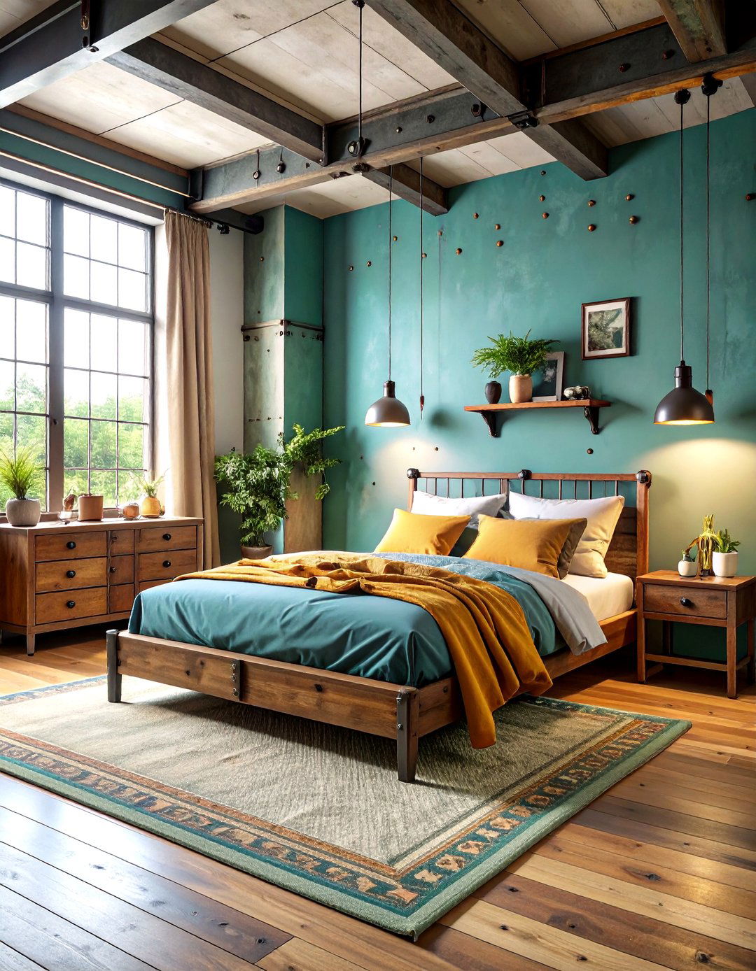 Rustic Hardware Industrial Interior Design - 20 Industrial Interior Design Style Ideas