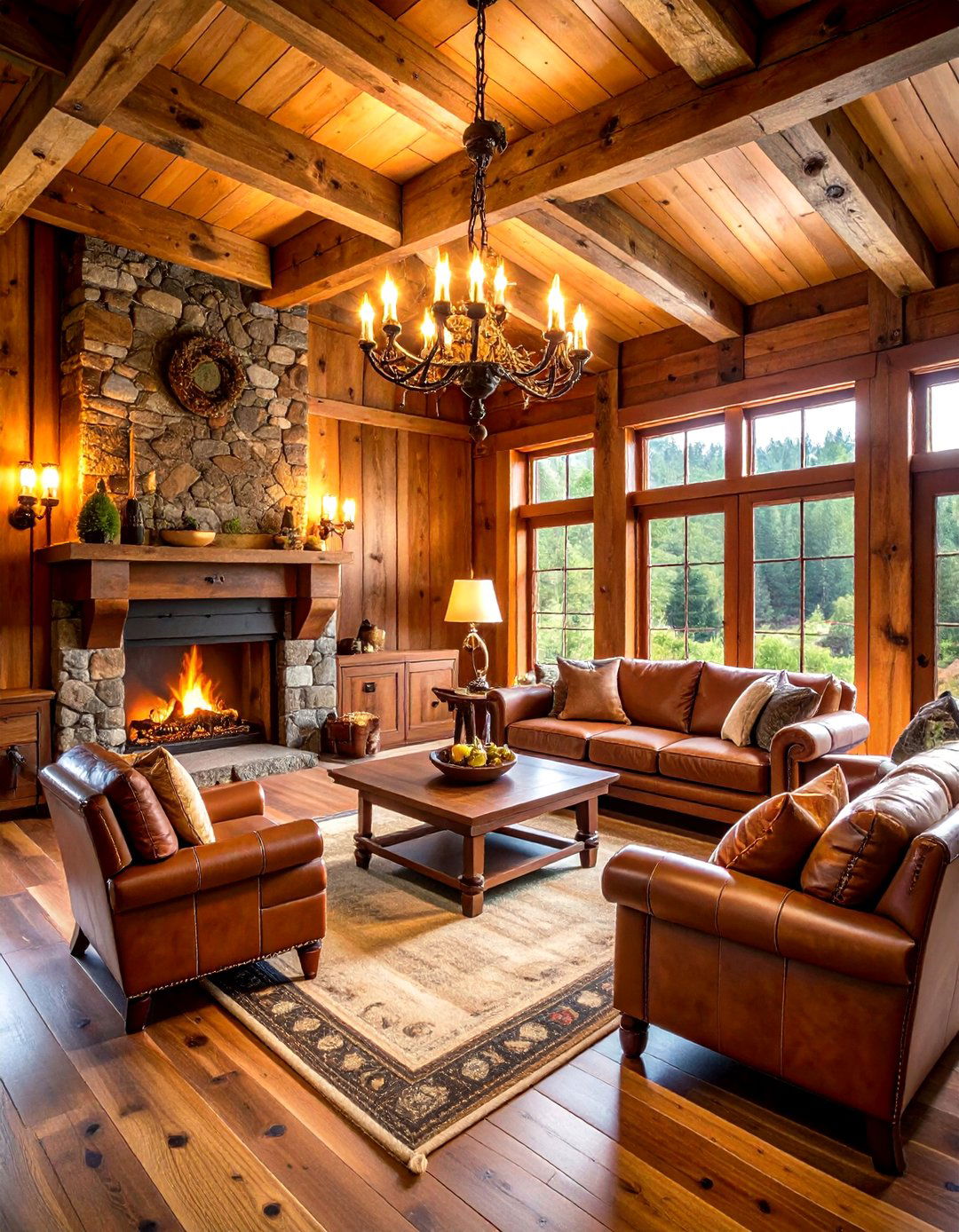 Rustic Hunting Lodge Man Cave Gun Room - 20 Man Cave Gun Room Ideas