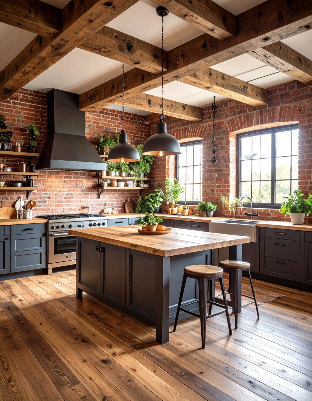 Rustic Industrial Accents - 20 Rustic Decor Ideas