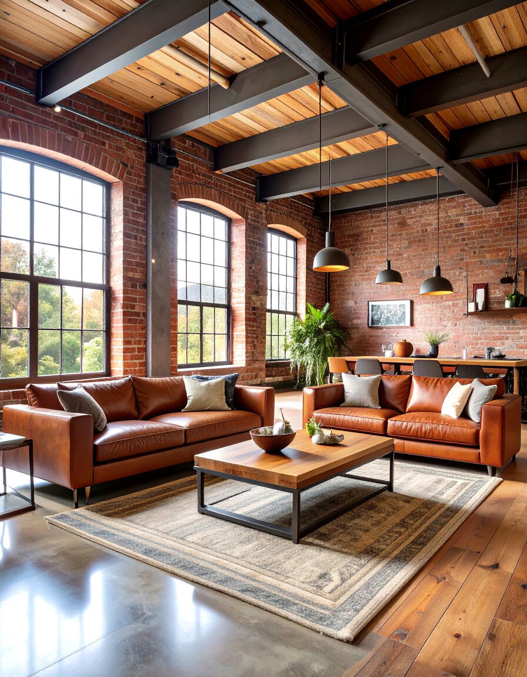 Rustic Industrial Loft Interior Design - 20 Rustic Interior Design Ideas