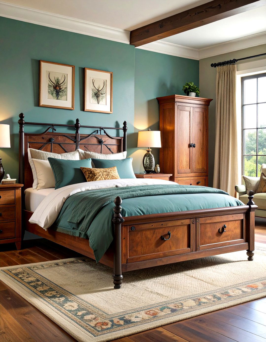 Rustic Iron Hunting Bedroom Hardware - 20 Hunting Bedroom Ideas