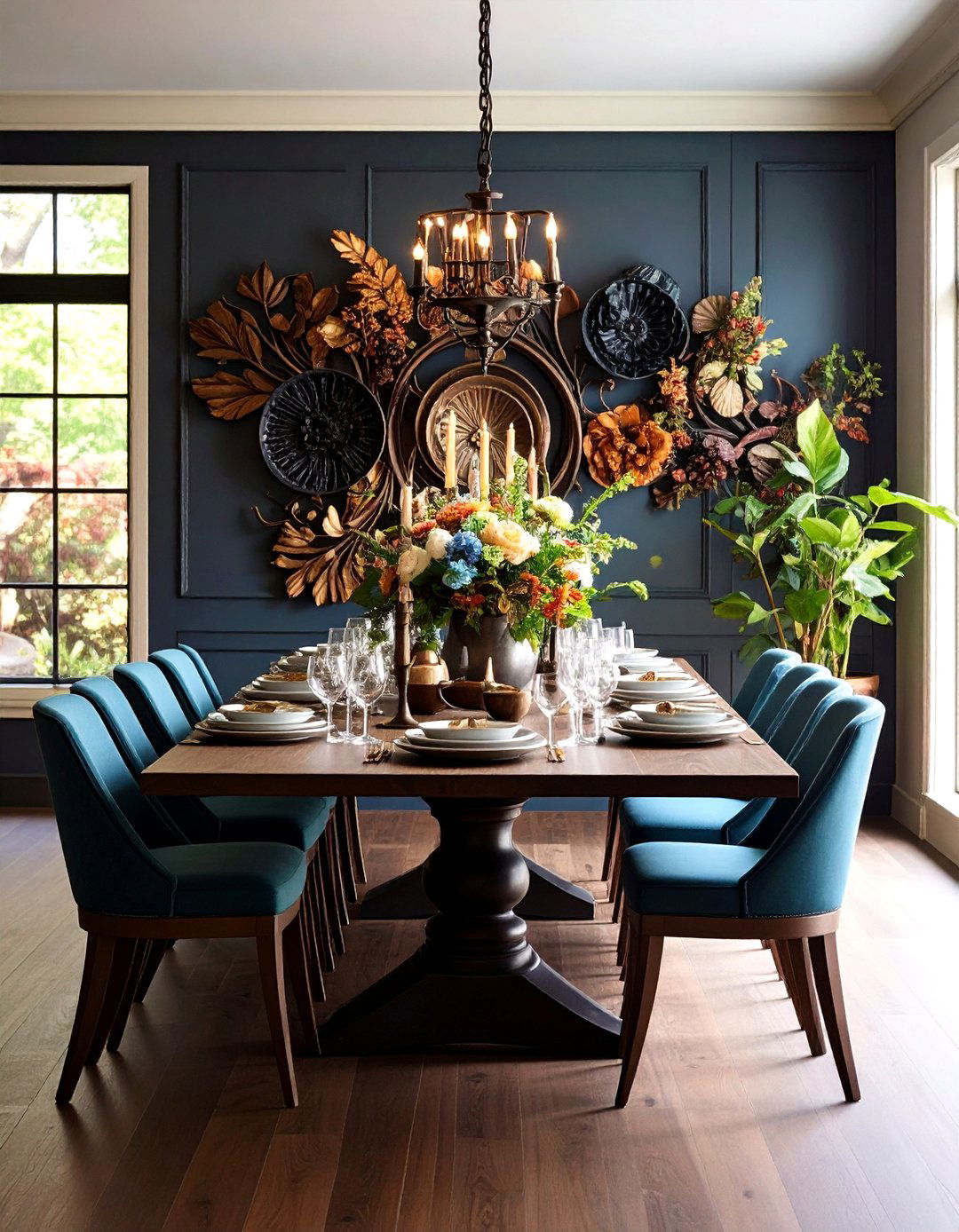 Rustic Iron Wall Sculpture Collection - 20 Rustic Wall Decor Ideas