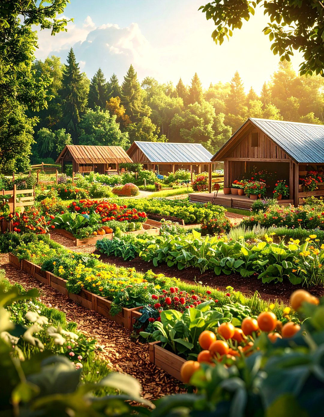 Rustic Landscaping with Orchard and Food Forest Integration - 20 Rustic Landscaping Ideas