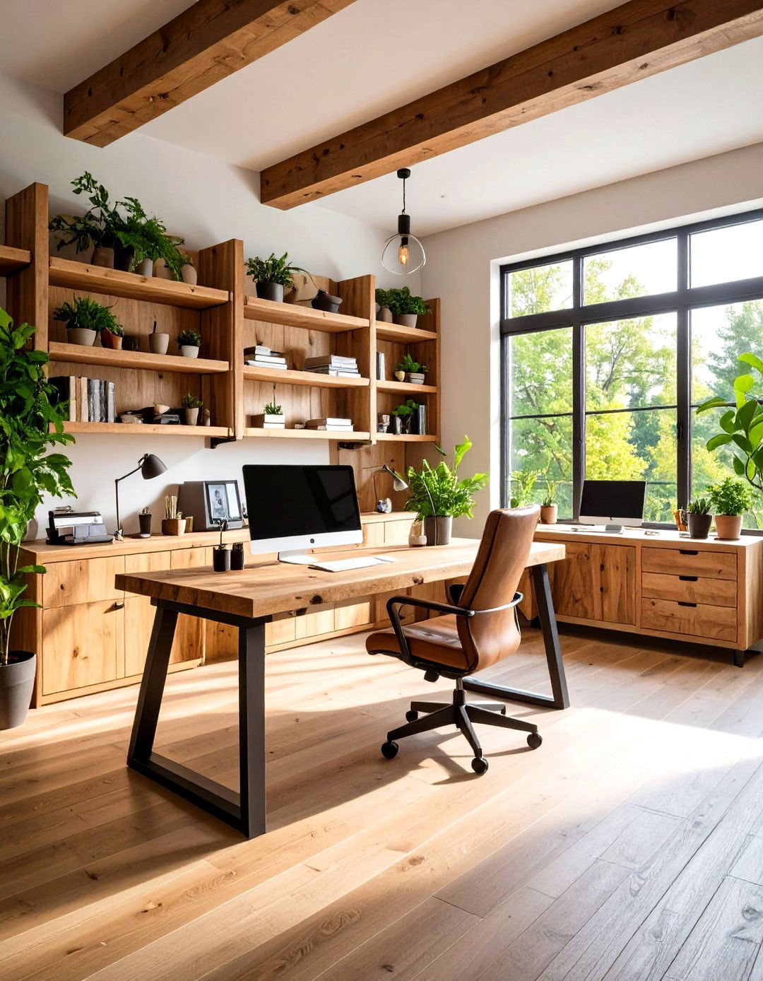 Rustic Live Edge Wood Furniture - 20 Rustic Decor Ideas