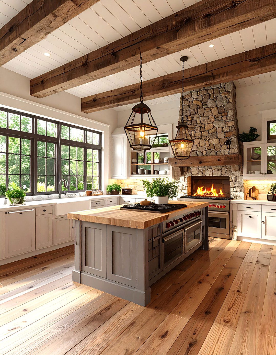 Rustic Lodge Lanai Kitchen - 20 Lanai Kitchen Ideas