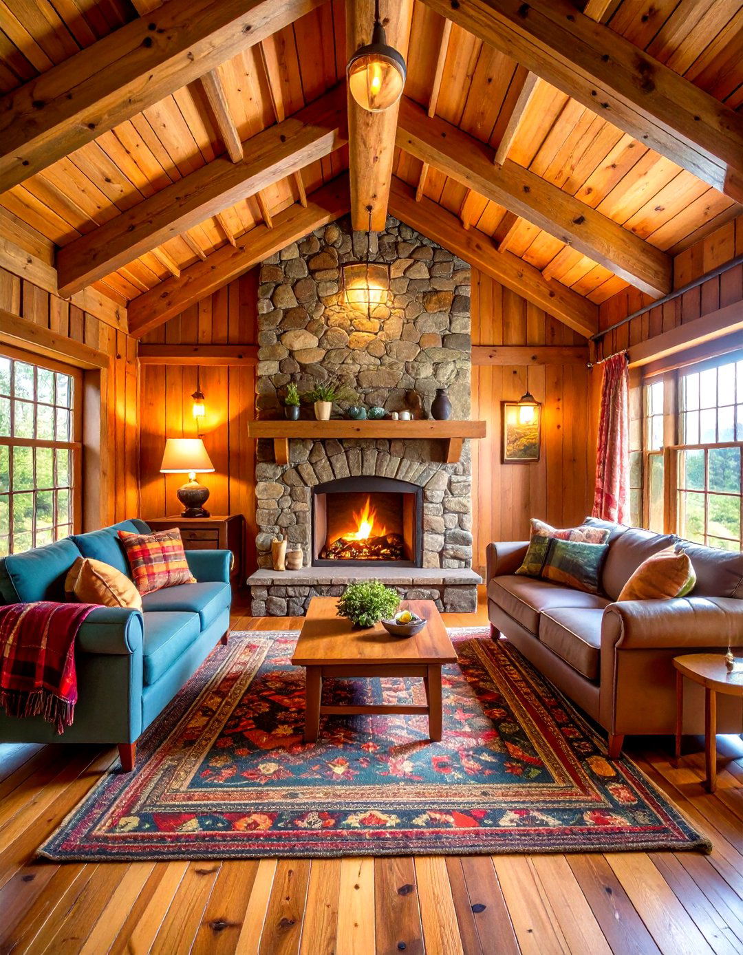 Rustic Lodge Man Cave Retreat - 20 Man Cave Ideas