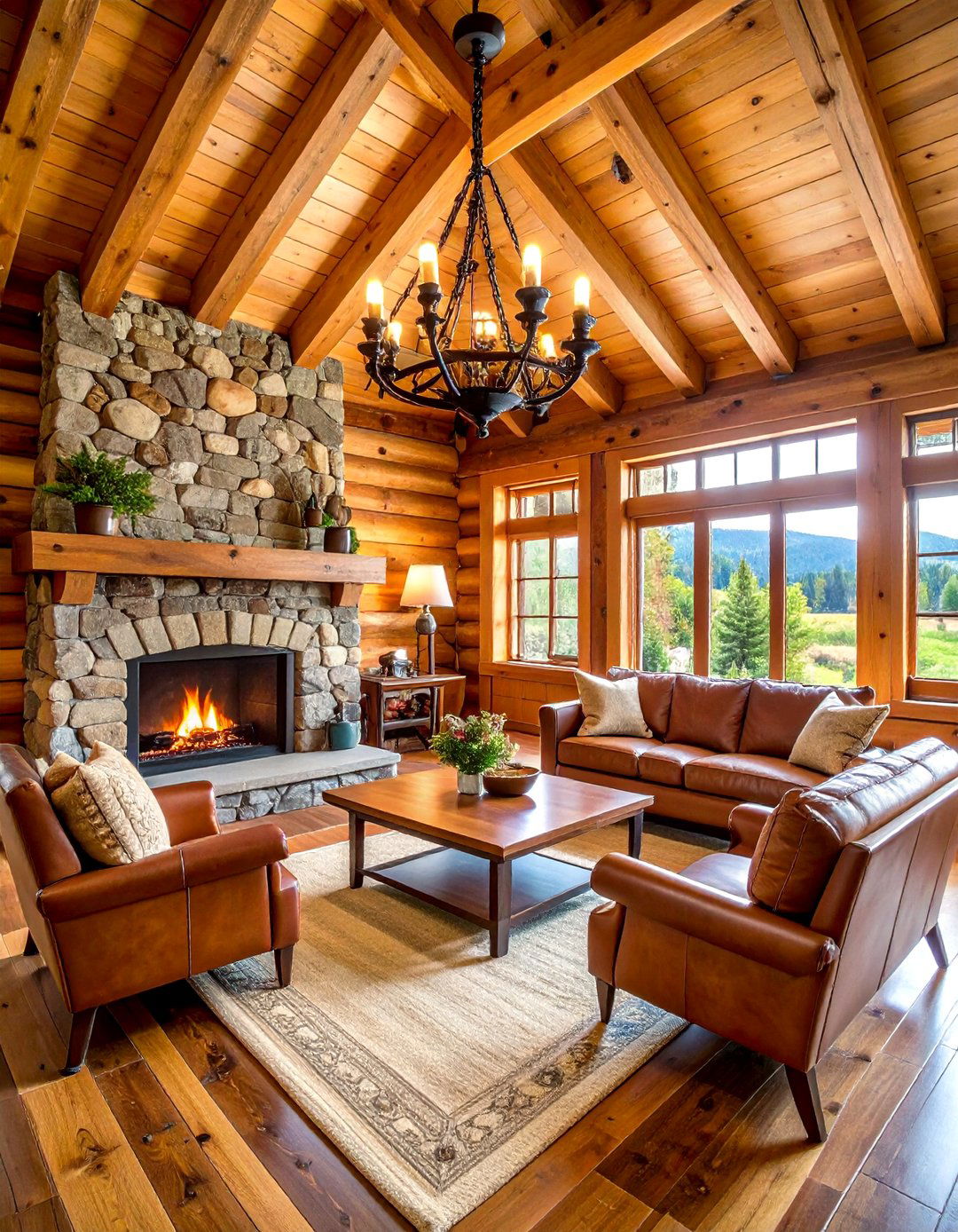 Rustic Log Cabin Decor - 20 Cabin Decor Ideas