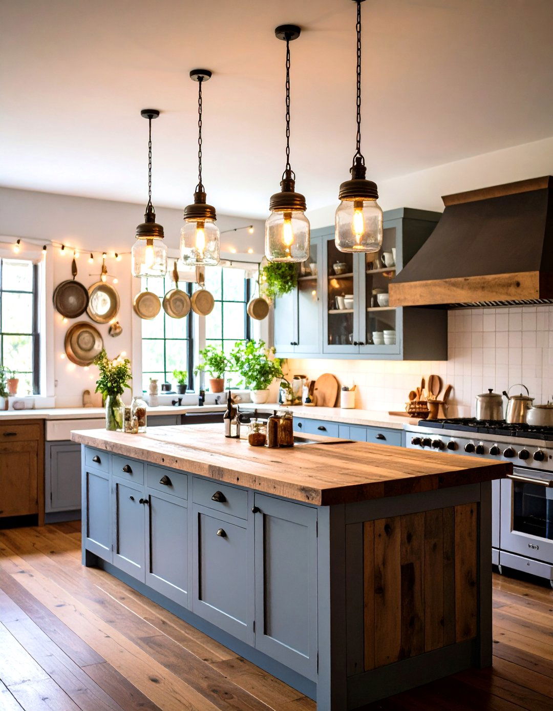 Rustic Mason Jar Lighting - 20 Rustic Decor Ideas