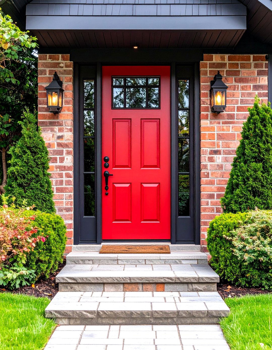 Rustic Metal Farmhouse Front Door - 20 Farmhouse Front Door Ideas