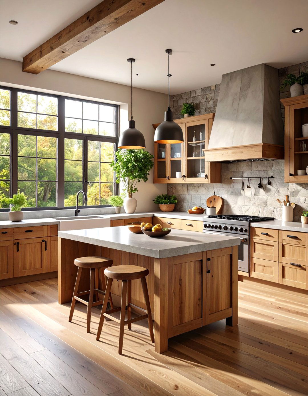 Rustic Minimalist Kitchen Design - 20 Kitchen Design Ideas