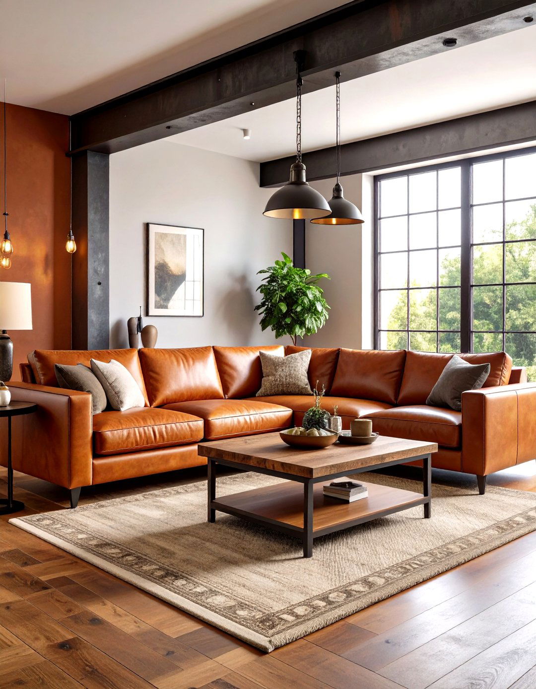 Rustic Modern Joanna Gaines Living Room with Industrial Touches - 20 Joanna Gaines Living Room Ideas