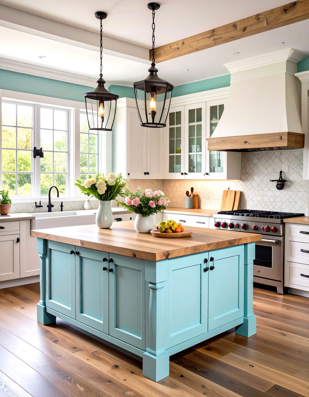 Rustic Modern White Oak Cabinets Kitchen - 20 Kitchens With White Oak Cabinets