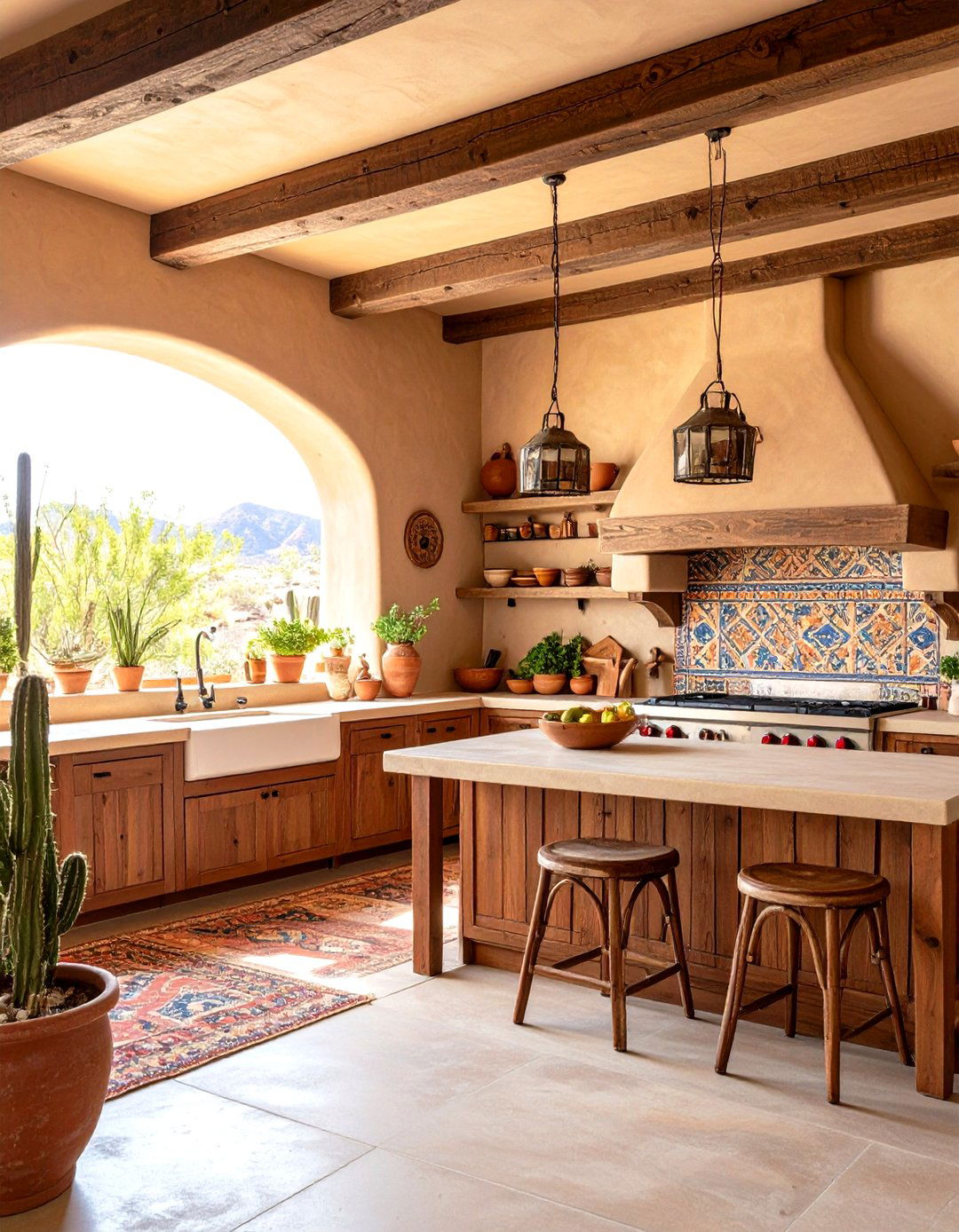 Rustic Outdoor Kitchen Adobe Southwestern - 20 Rustic Outdoor Kitchen Ideas
