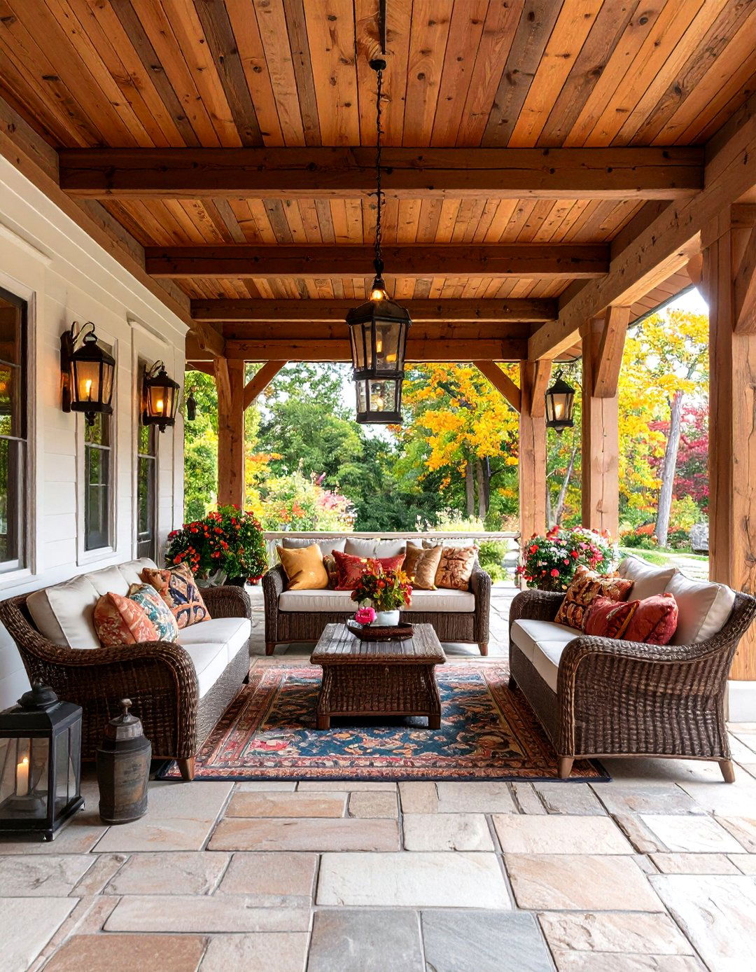 Rustic Outdoor Porch Interior Design - 20 Rustic Interior Design Ideas