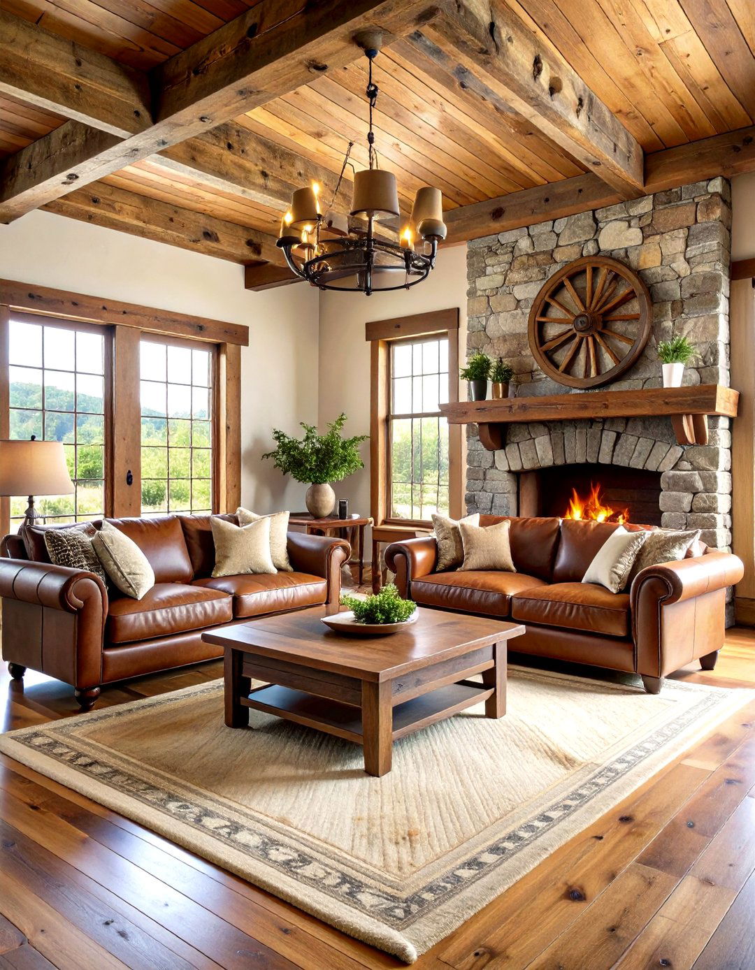 Rustic Ranch Western Living Room - 20 Western Living Room Ideas