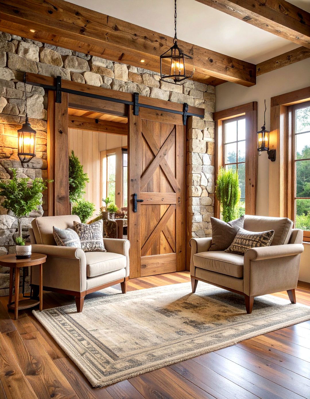 Rustic Reclaimed Wood Door Trim for Earthy Warmth - 20 Door Trim Ideas