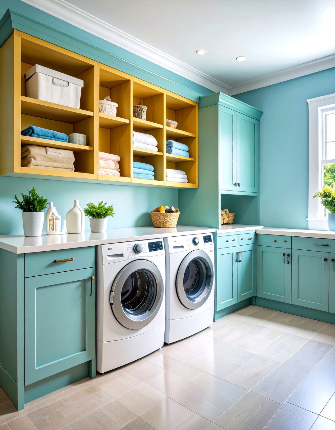 Rustic Reclaimed Wood Laundry Room Shelving with Natural Character - 20 Laundry Room Shelving Ideas
