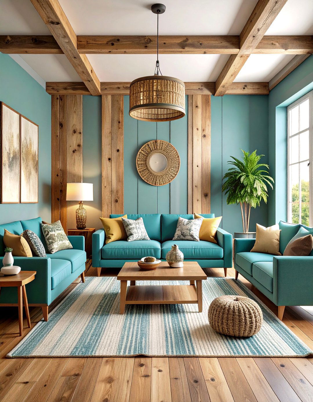 Rustic Reclaimed Wood Wall Trim - 20 Wall Trim Ideas