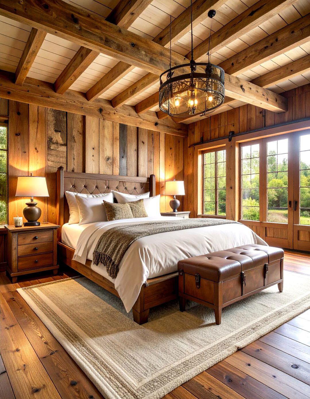 Rustic Reclaimed Wood Western Bedroom - 20 Western Bedroom Ideas