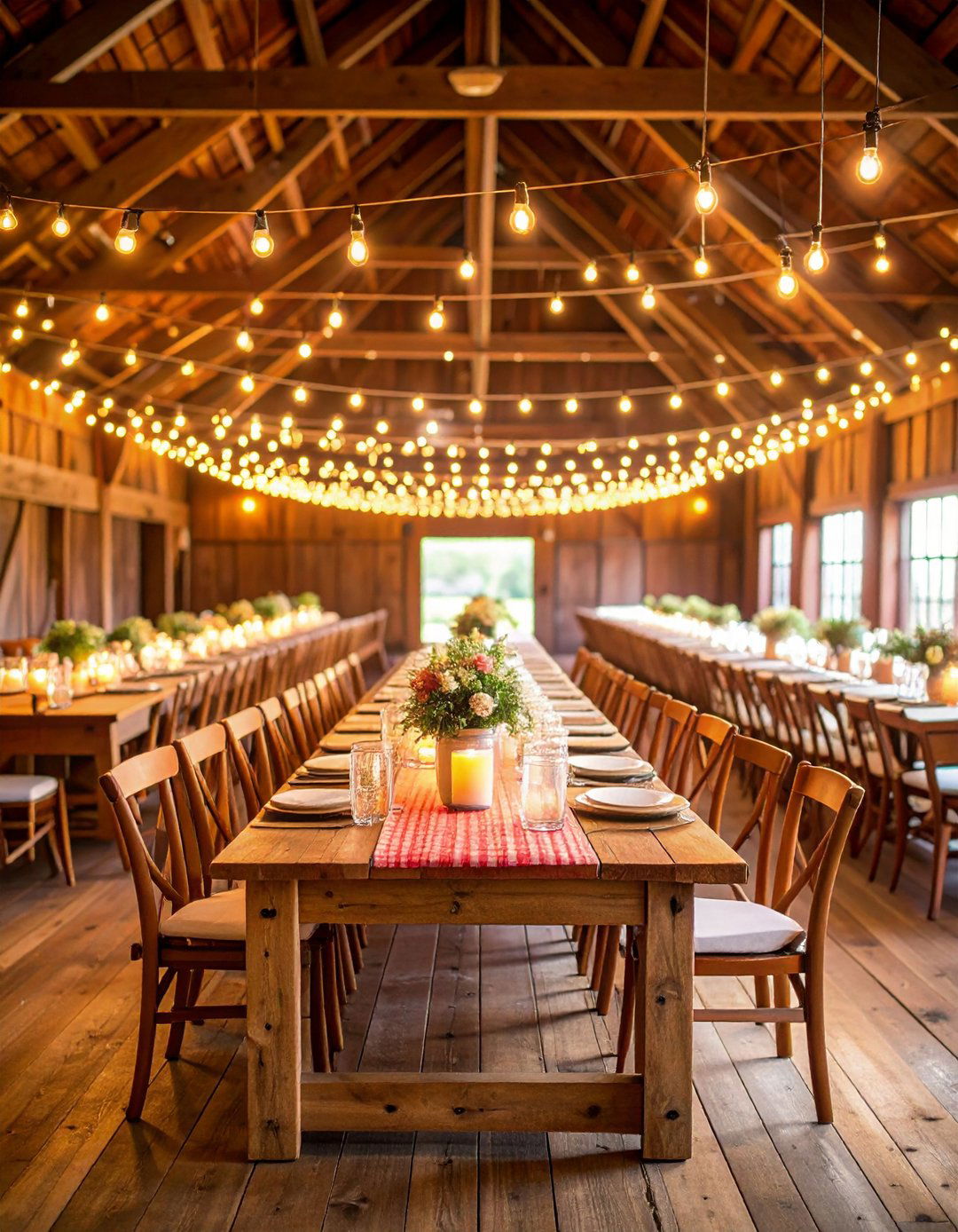 Rustic Red Barn Wedding Theme - 20 Red Wedding Theme Ideas