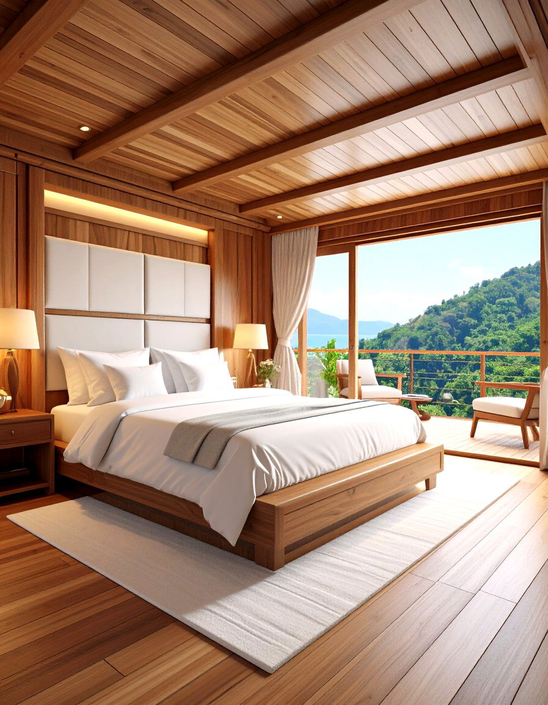 Rustic Teak Yacht Bedroom Escape - 20 yacht bedroom ideas