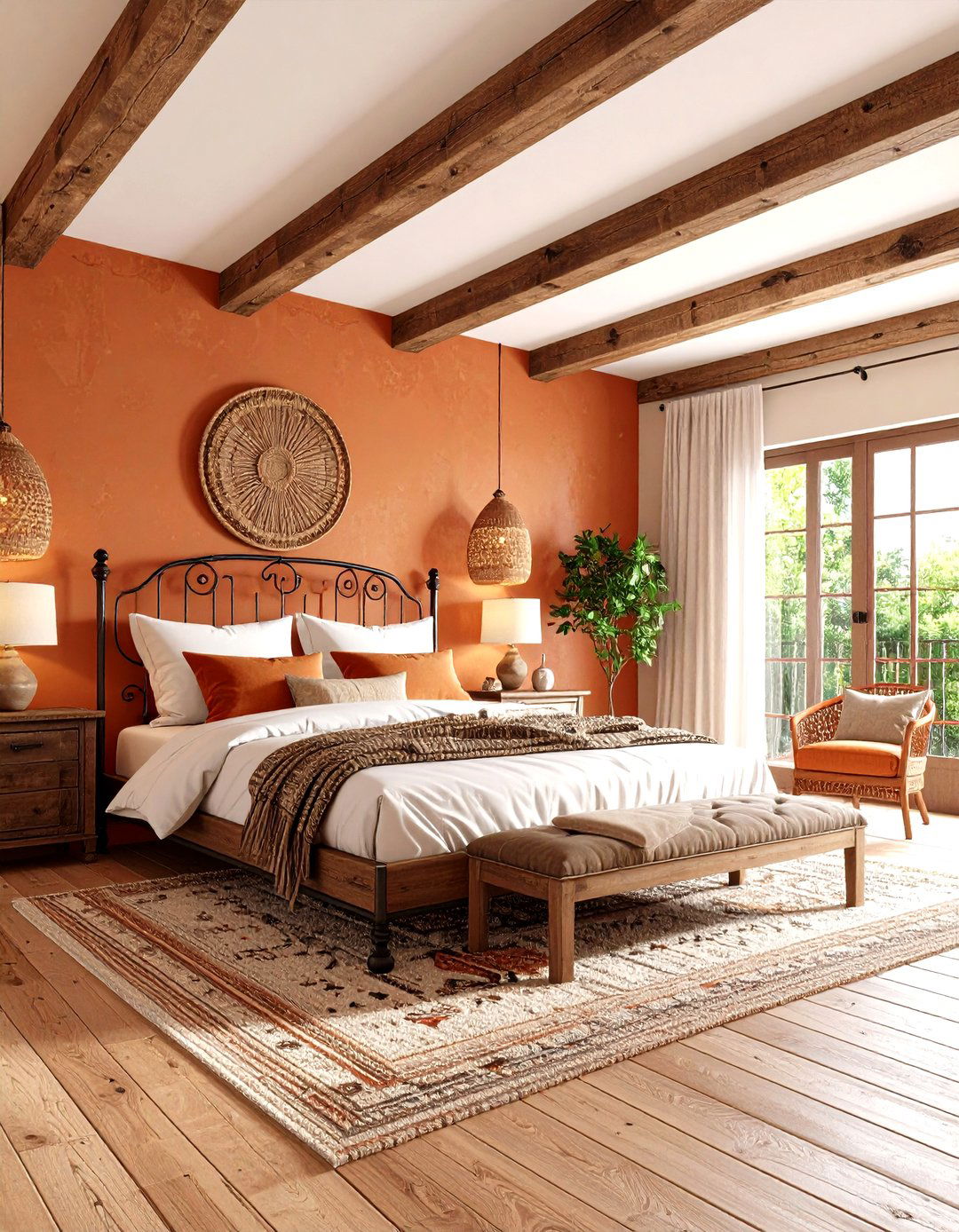 Rustic Tuscan Mediterranean Bedroom Retreat - 20 Mediterranean Bedroom Ideas