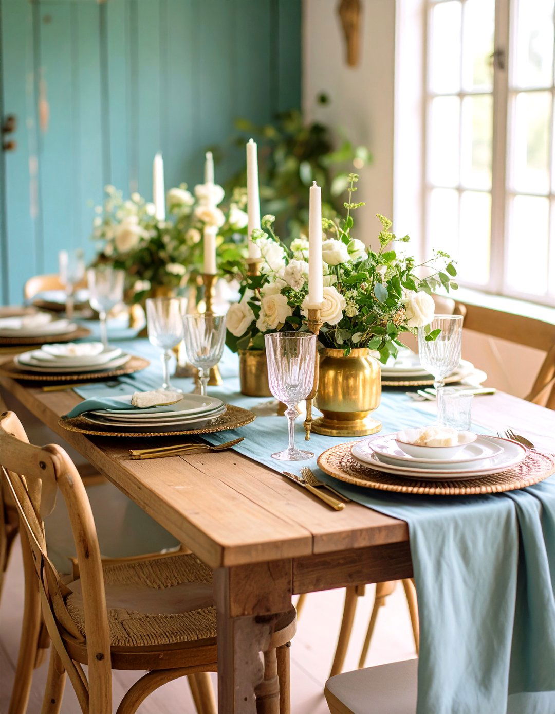 Rustic Vintage Accents Warm the Dining Room - 20 Dining Room Ideas