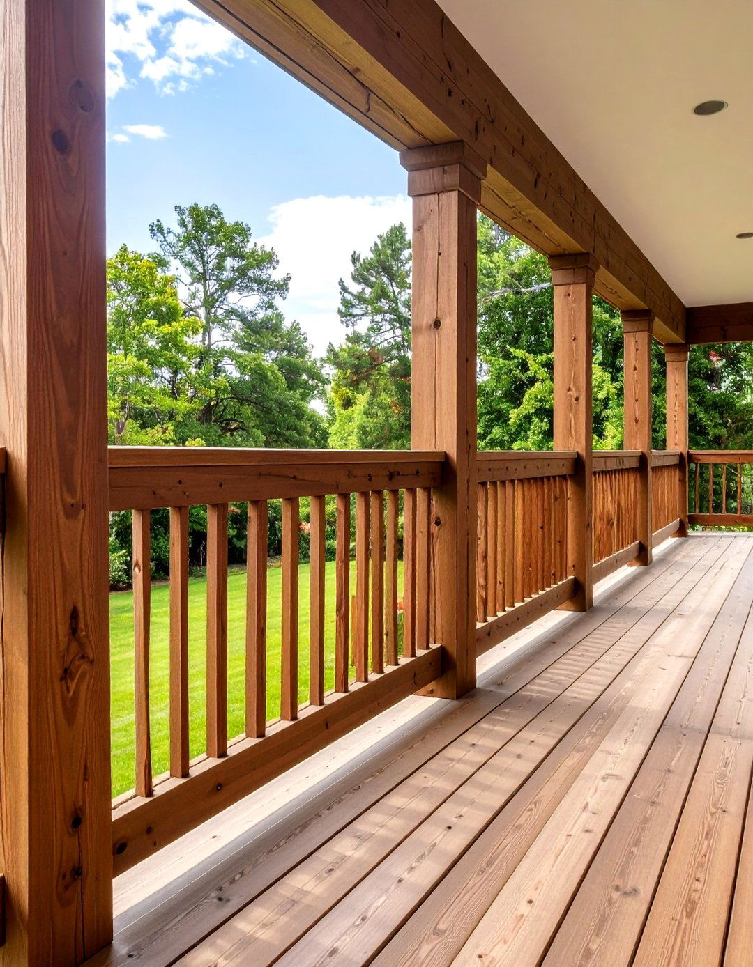 Rustic Wood Balcony Railing Designs - 20 Balcony Railing Design Ideas