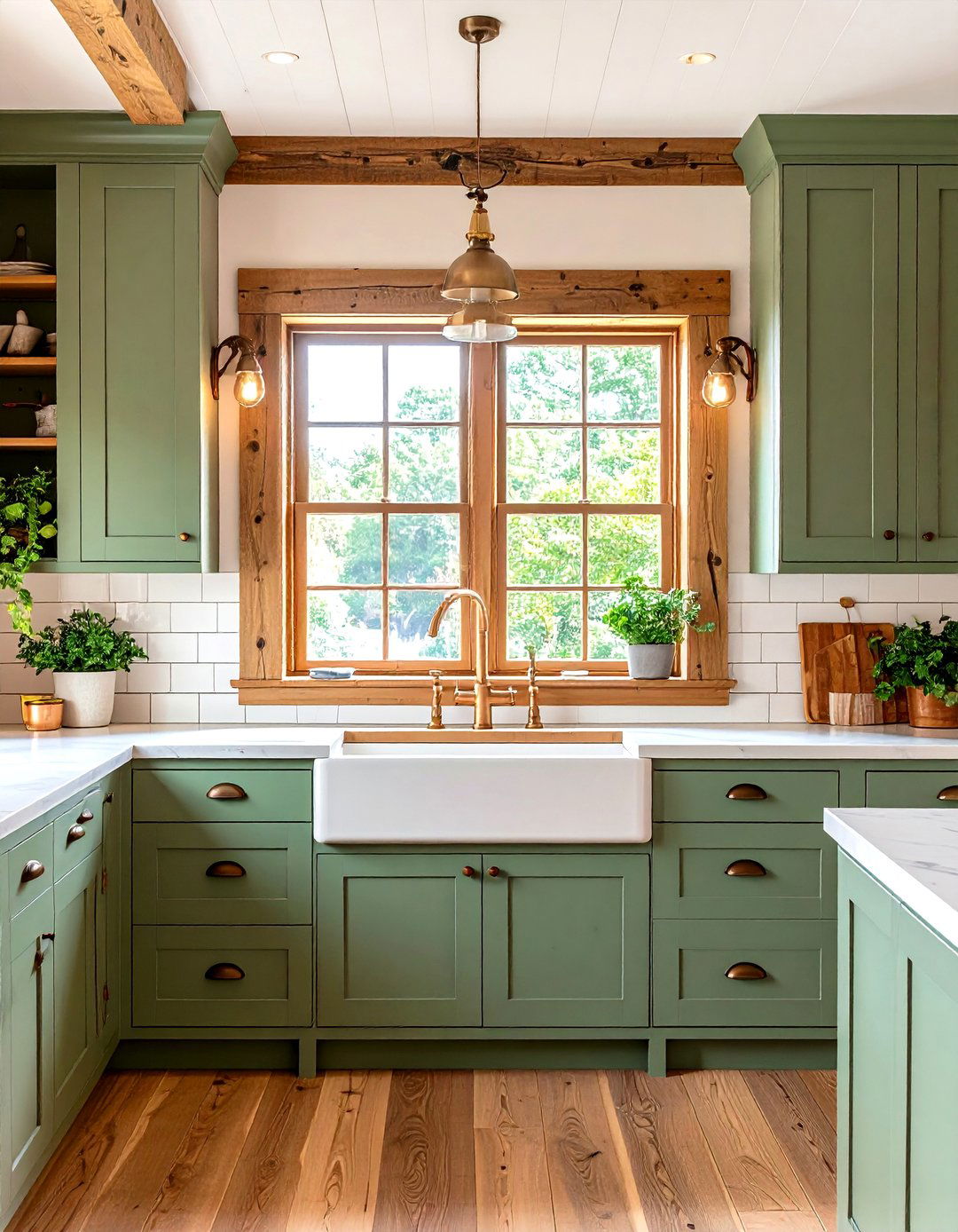 Rustic Wood Frame Kitchen Window Over Sink - 20 Kitchen Window Ideas Over Sink