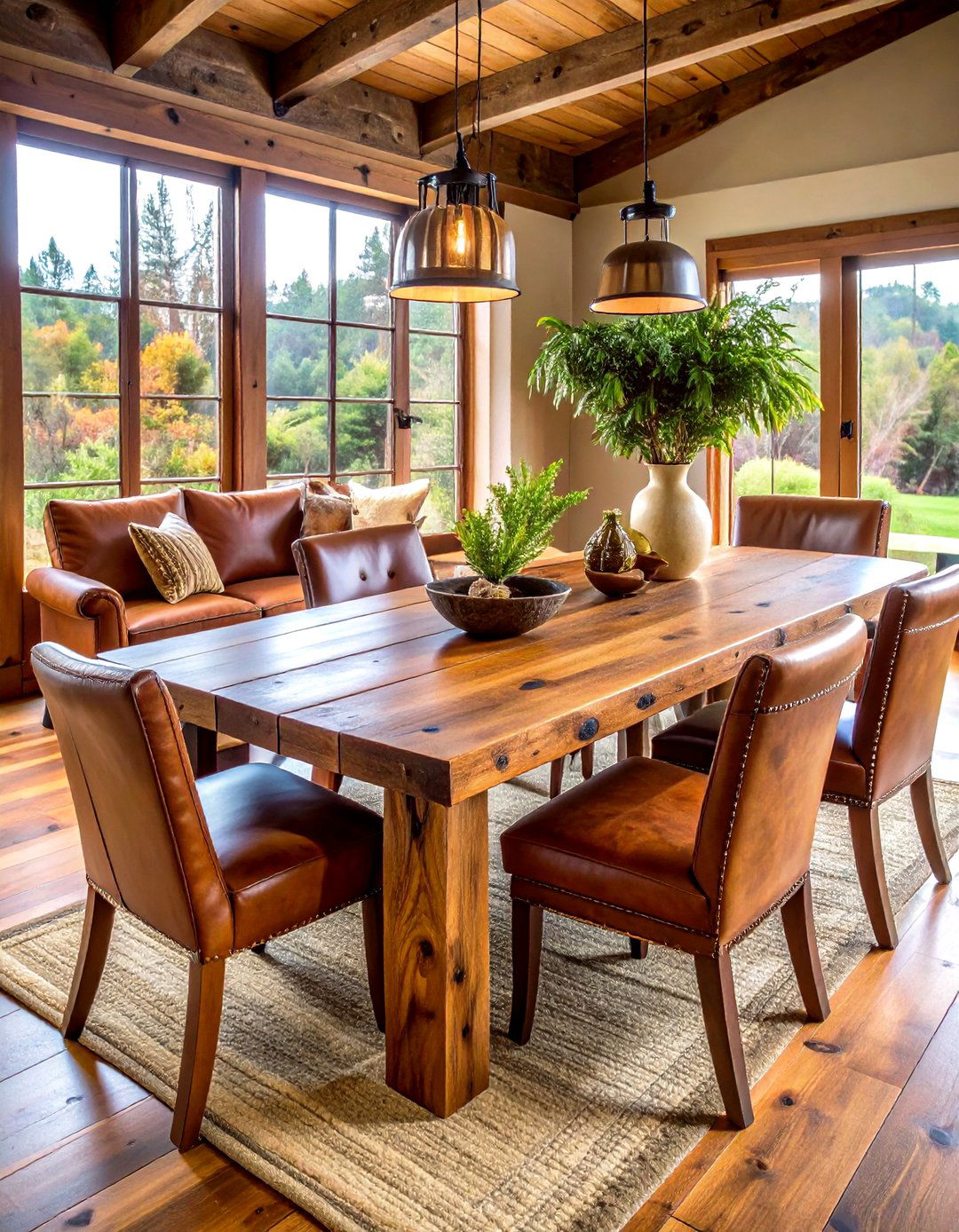 Rustic Wood Furniture - 20 Southwestern Decor Ideas