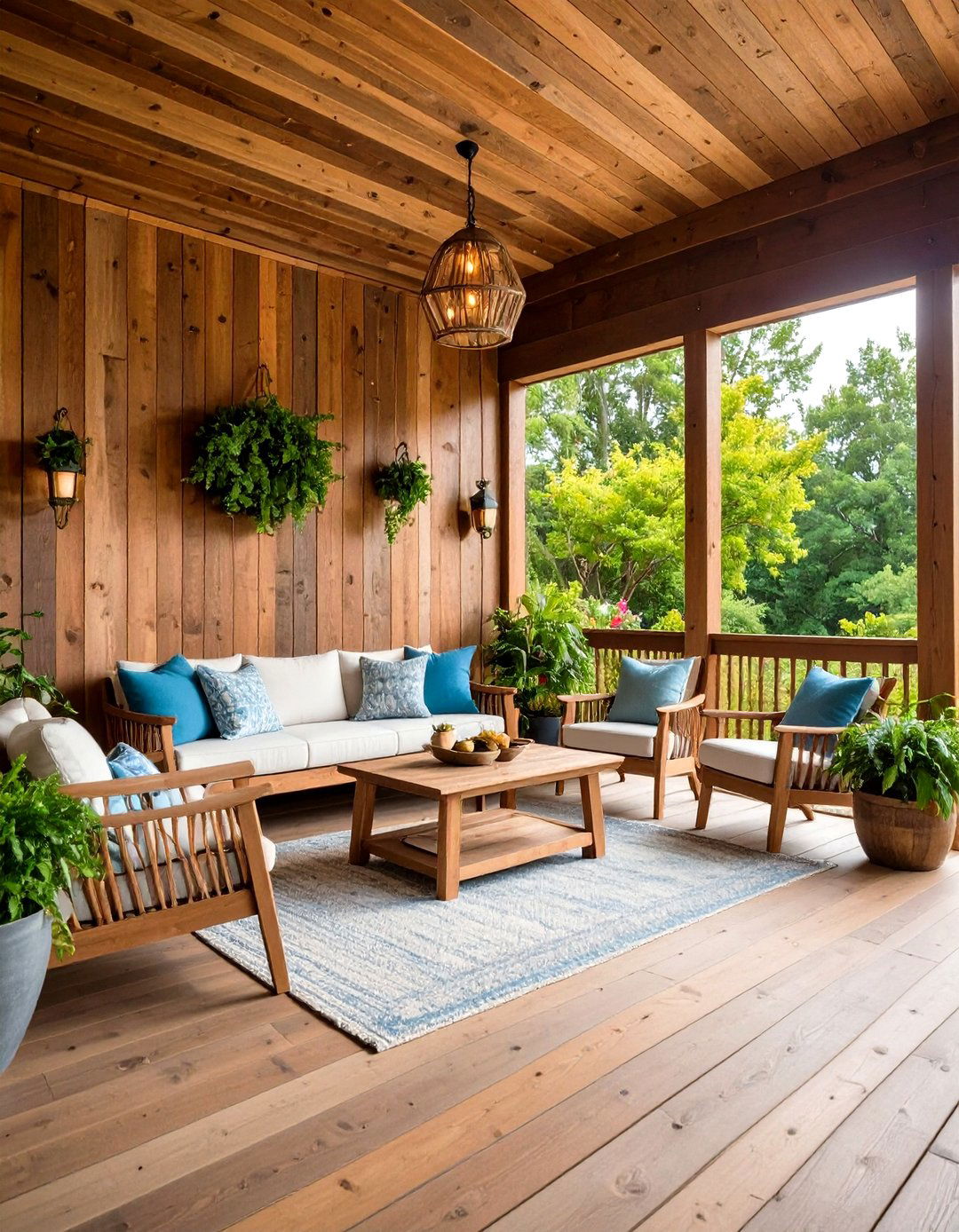 Rustic Wood and Reclaimed Materials - 20 Side Porch Ideas