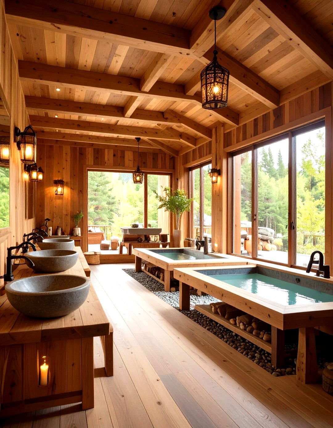 Rustic Wooden Retreat - 20 Spa Room Ideas