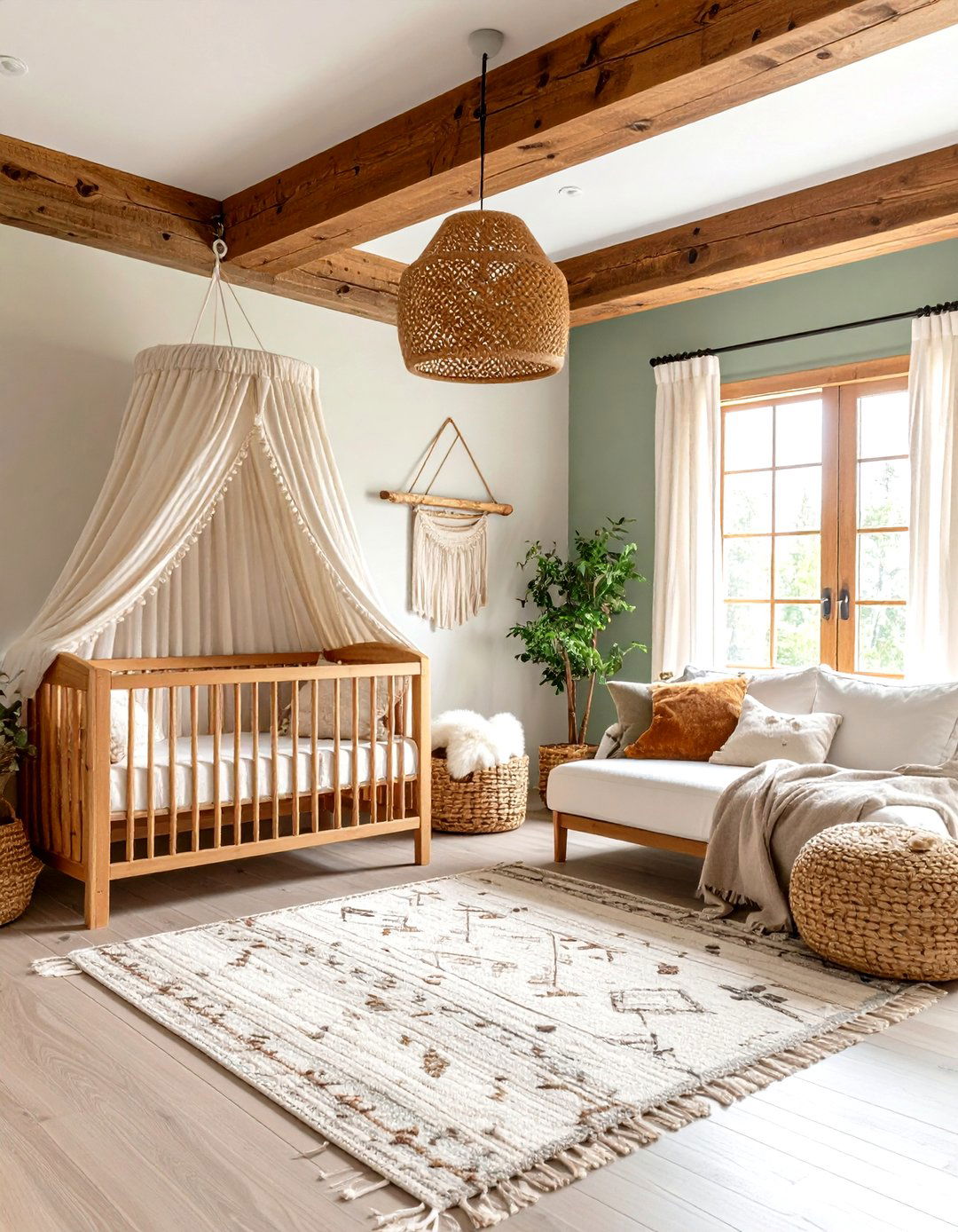 Rustic Woodland Cabin Nursery - 20 Rustic Nursery Ideas