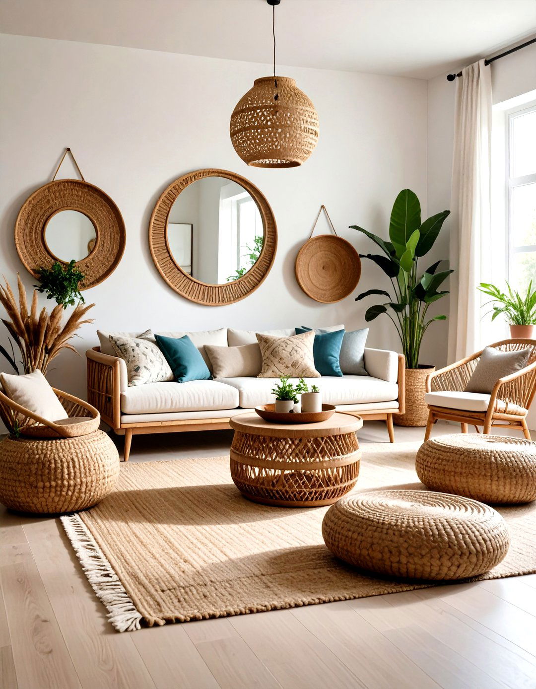 Rustic Woven Accessories - 20 Rustic Decor Ideas