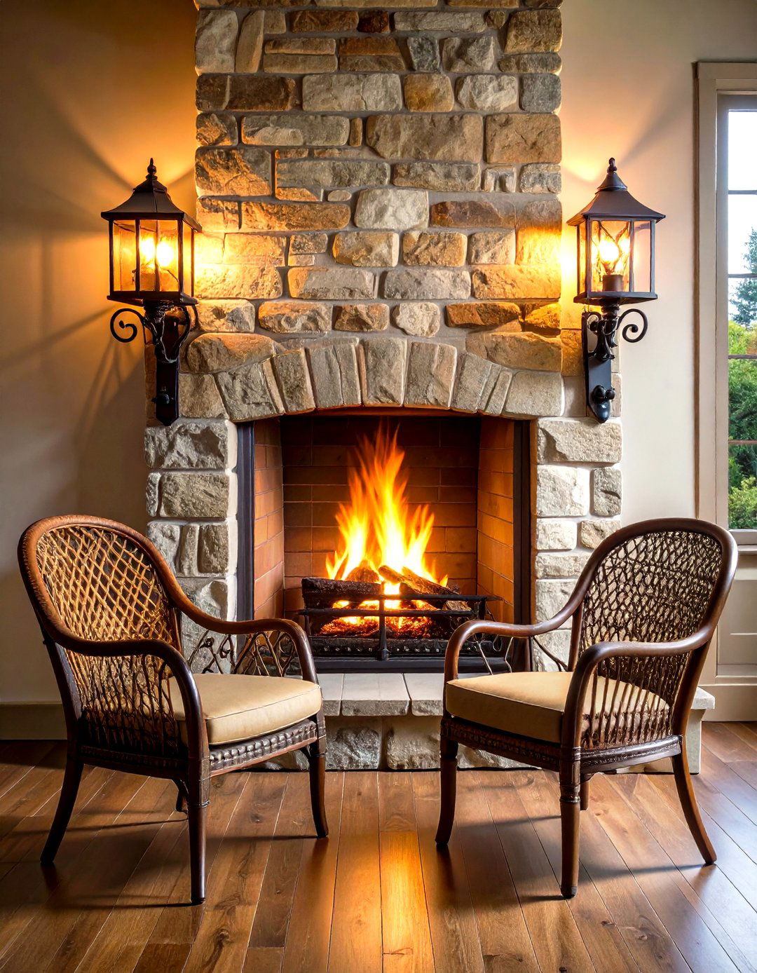 Rustic Wrought Iron Fireplace Sconces - 20 Fireplace Sconces Ideas