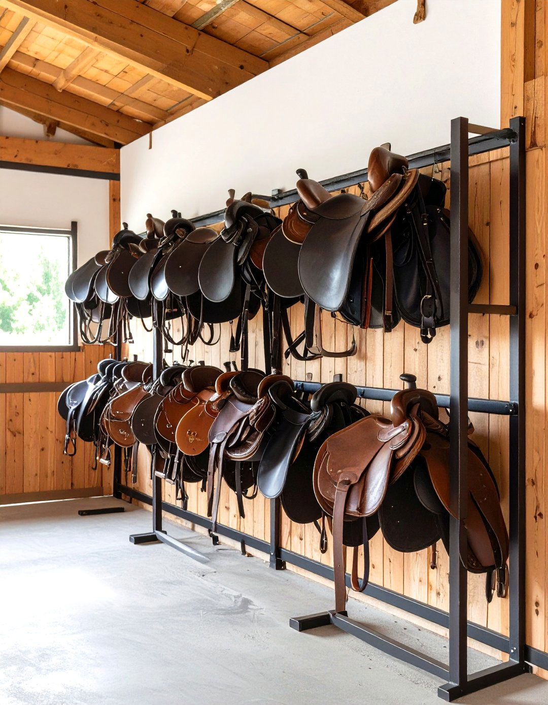 Saddle Racks and Stands - 20 Tack Room Ideas