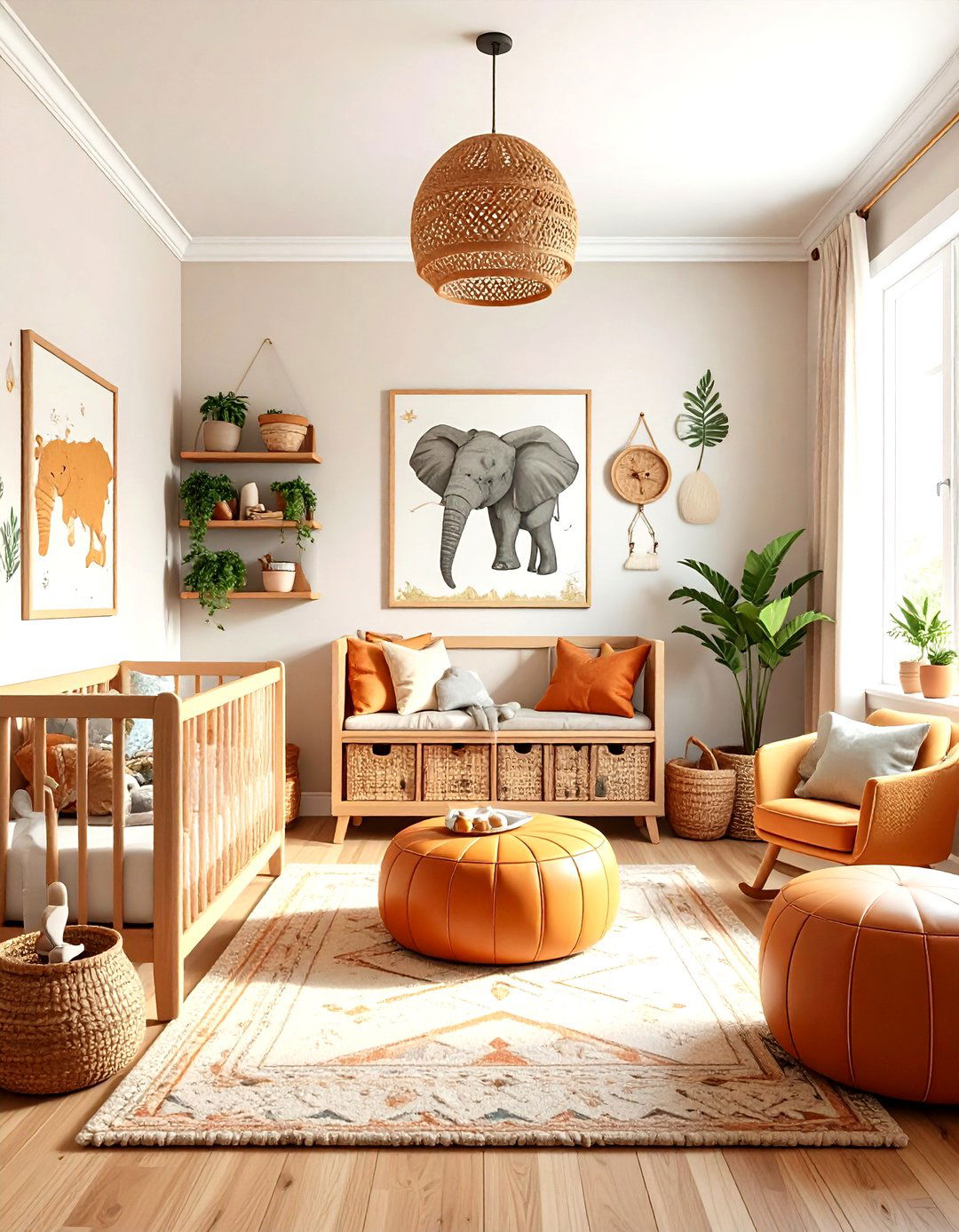 Safari Adventure Elephant Nursery - 20 Elephant Nursery Ideas