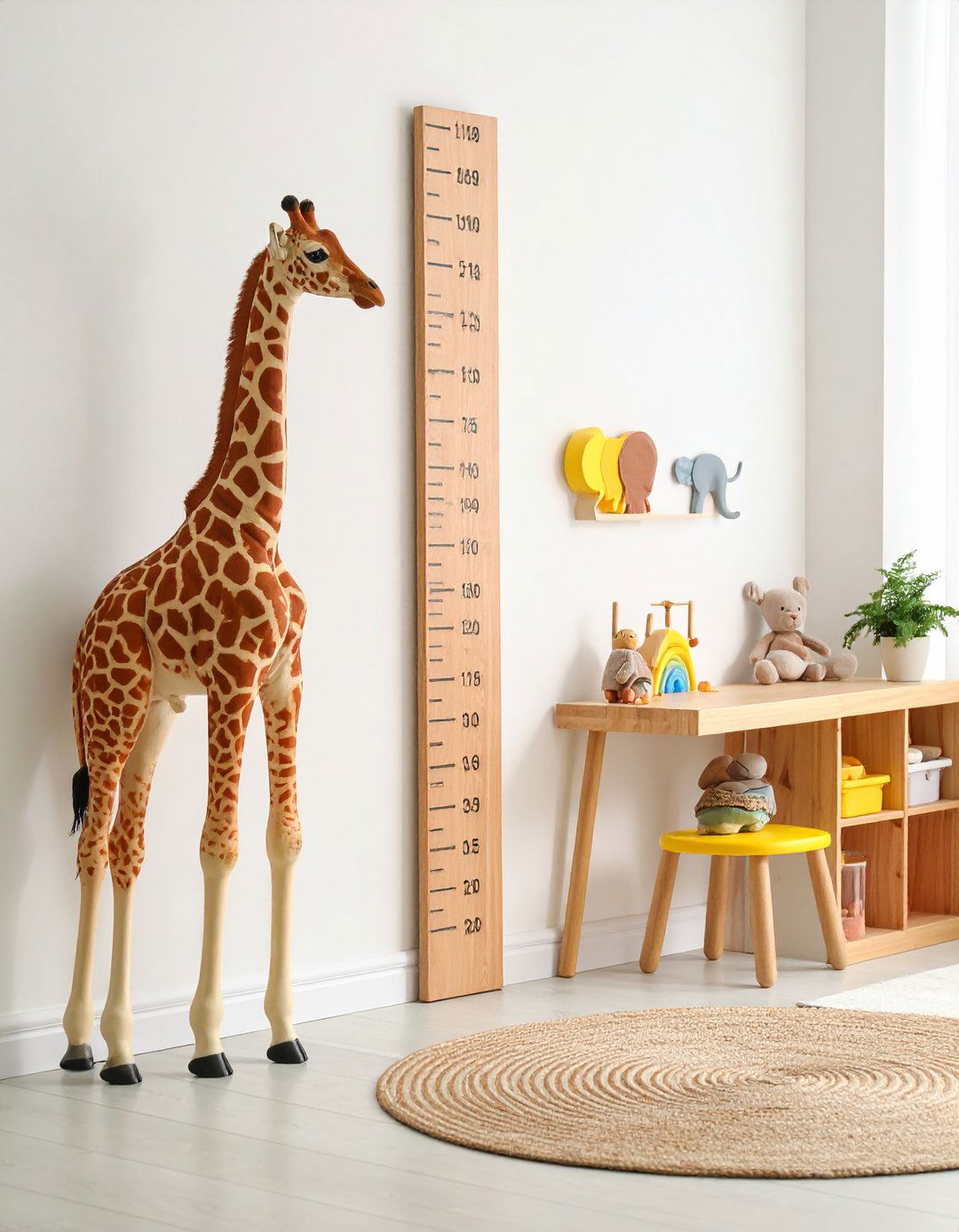 Safari Animal Growth Chart - 20 Safari Nursery Decor Ideas
