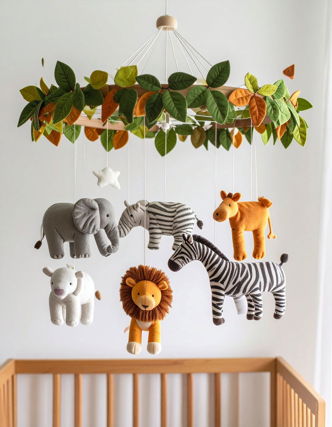 Safari Animal Mobile - 20 Safari Nursery Decor Ideas