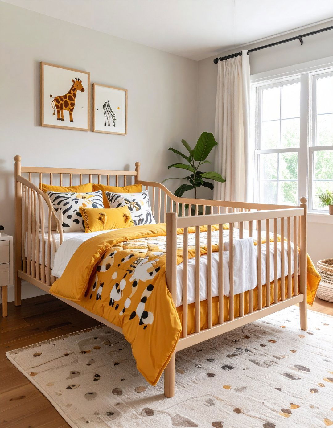 Safari Themed Bedding and Textiles - 20 Safari Nursery Decor Ideas