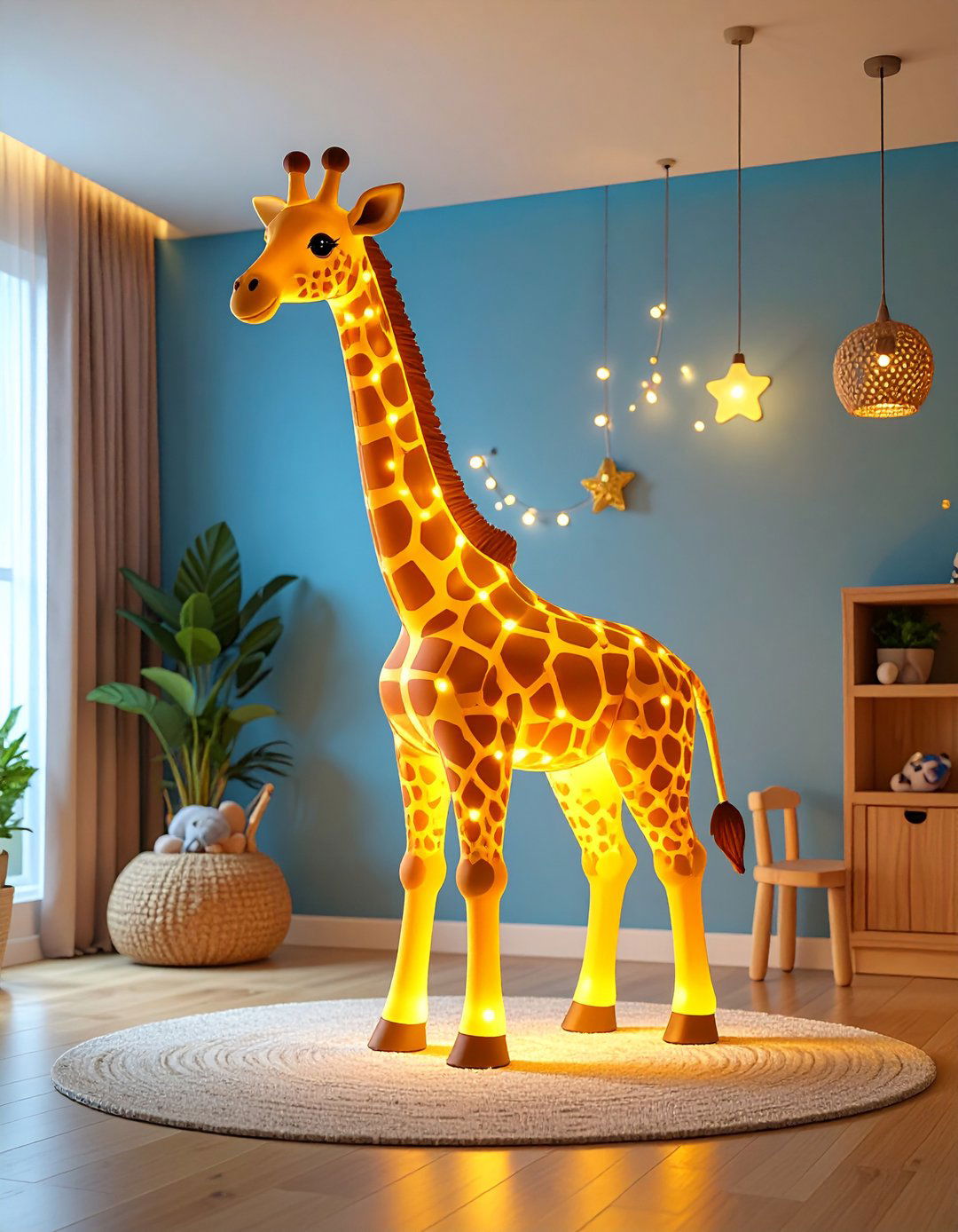 Safari Themed Light Fixture or Lamp - 20 Safari Nursery Decor Ideas