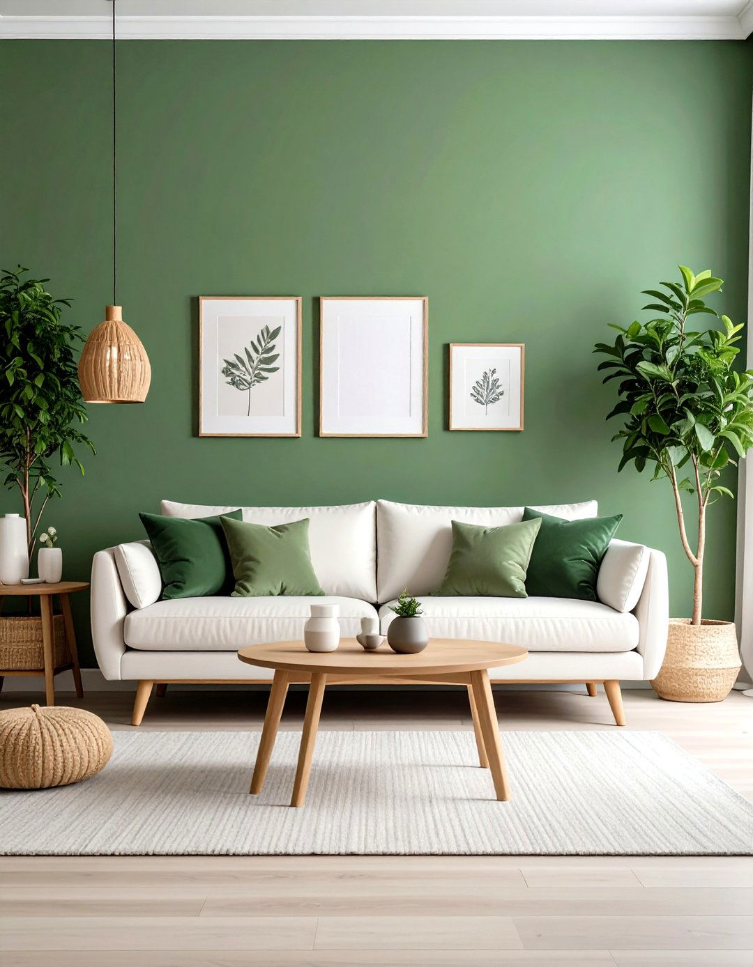 Sage Green Accent Wall - 20 Sage Green Decor Ideas