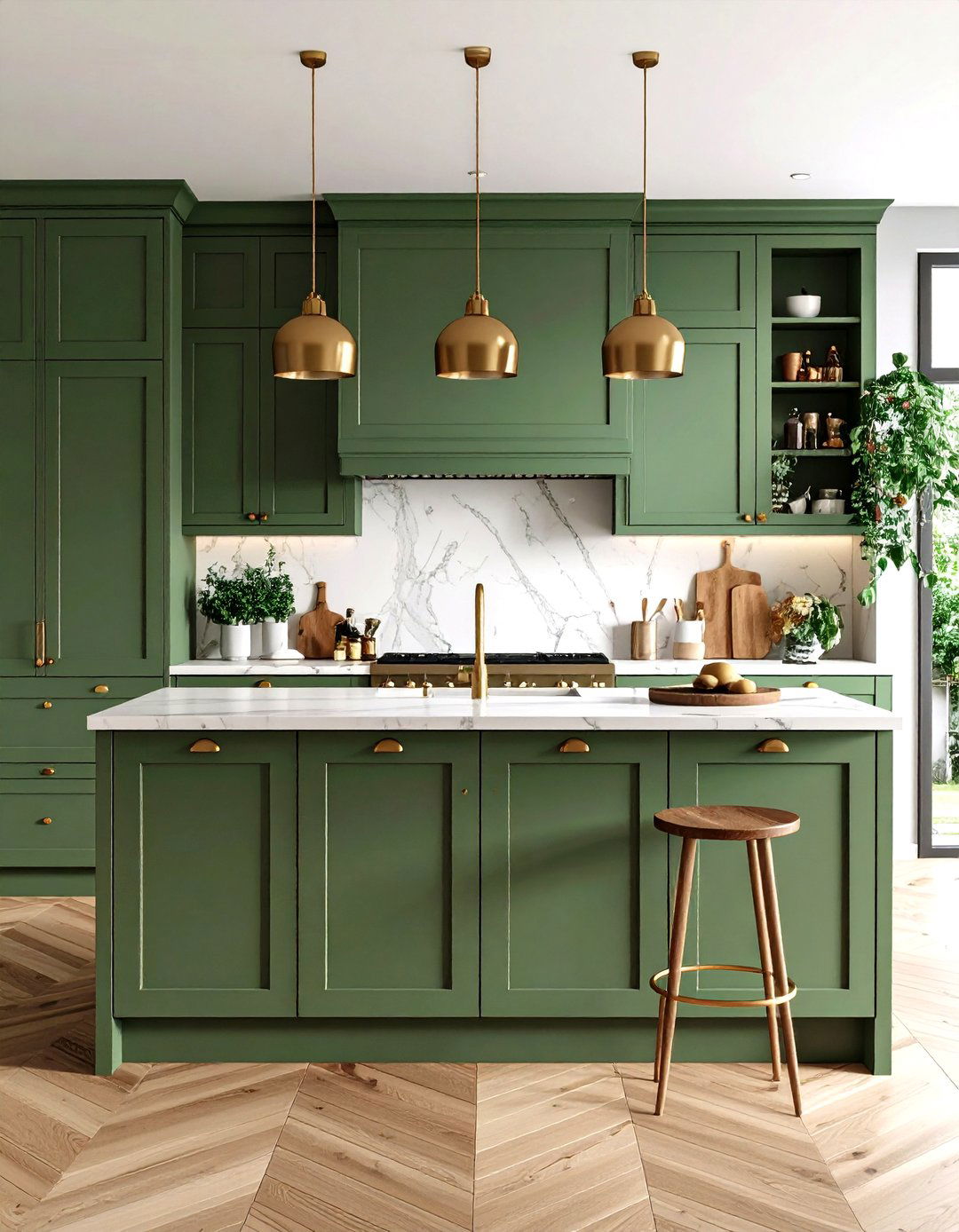 Sage Green Benjamin Moore Sage Wisdom Cabinet Transformation - 20 Sage Green Paint Color Ideas