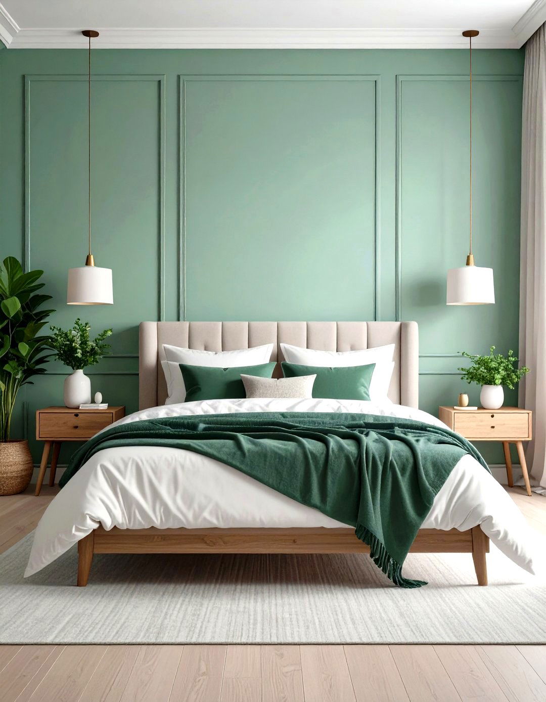 Sage Green Benjamin Moore Tea Light Bedroom Serenity - 20 Sage Green Paint Color Ideas
