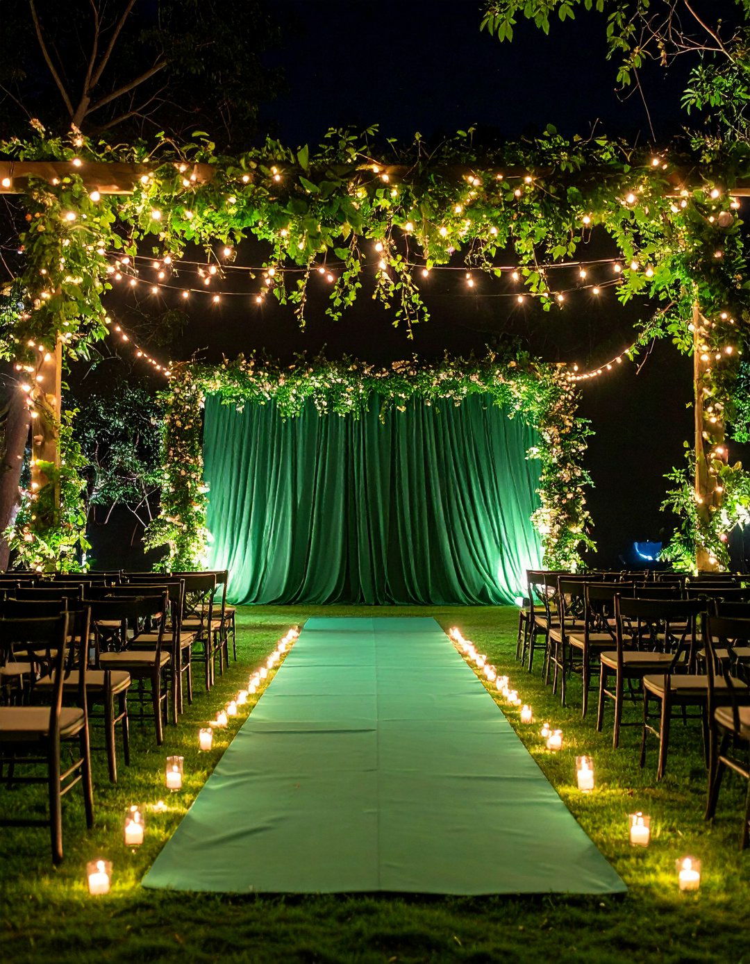Sage Green Ceremony Backdrop - 20 Sage Green Wedding Ideas