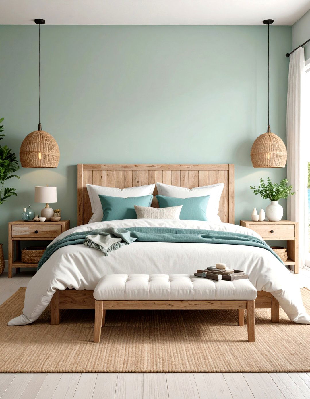 Sage Green Coastal Retreat Bedroom - 20 Sage Green Bedroom Ideas
