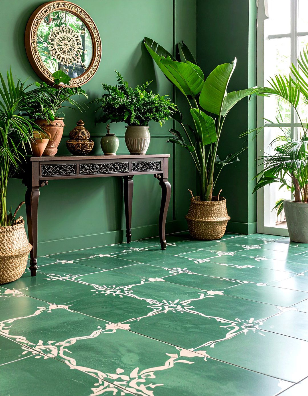 Sage Green Entryway Tiles - 20 Sage Green Decor Ideas