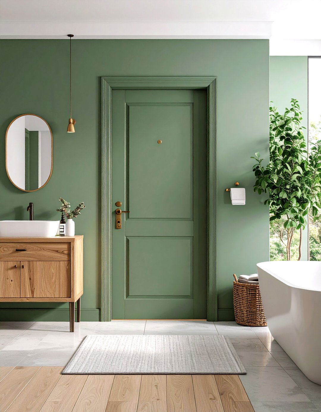 Sage Green Interior Door Color - 20 Interior Door Color Ideas