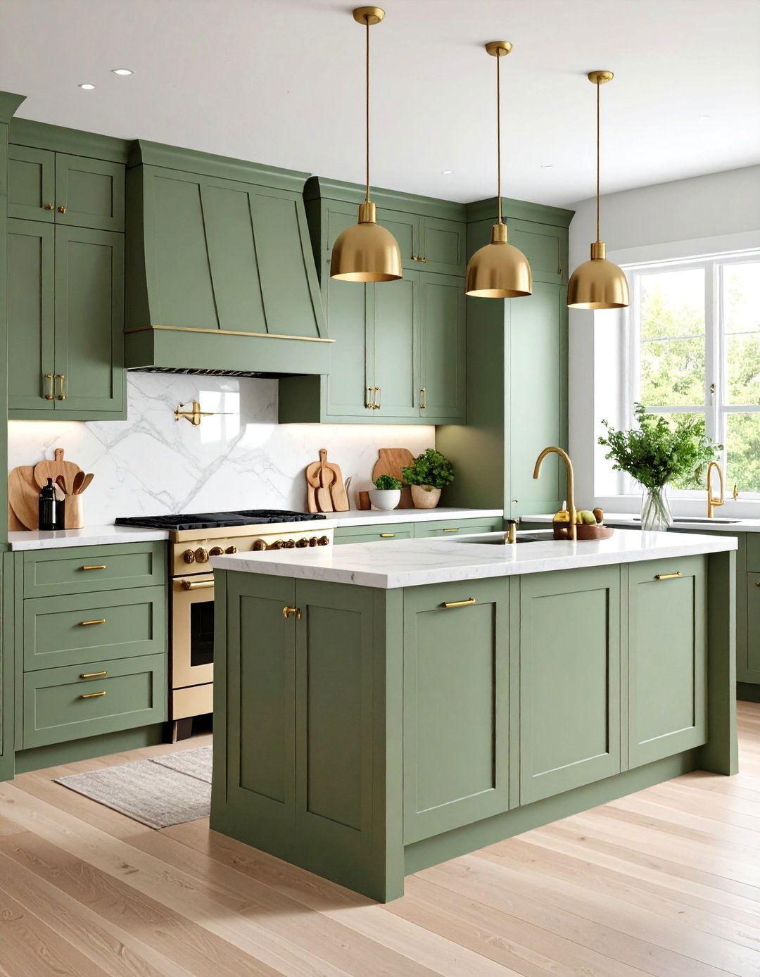 Sage Green Kitchen Cabinet Elegance - 20 Kitchen Cabinet Color Ideas